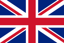 Die britische Flagge ist eine Überlagerung des schottischen weißen Andreaskreuzes auf blauem Grund, des irischen roten St.-Patrick-Kreuzes auf weißem Grund und des englischen roten St.-Georgs-Kreuzes. Diese Flagge ist als Union Jack bekannt.